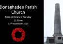 Remembrance Sunday 12th November at 11:30am